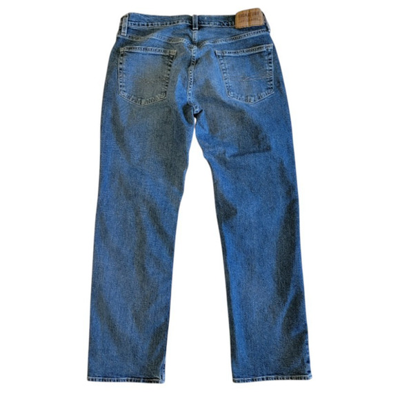 Mens Signature Levi's Relaxed Jeans 32 x 30 Blue Denim Pants Stretch - Picture 3 of 12